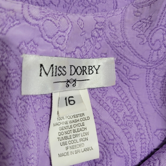 Purple tank dress with matching suit jacket - Picture 10 of 11